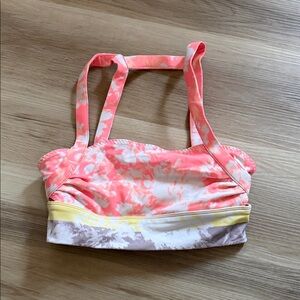 FP Movement by Free People Coral and Pink Sports Bra